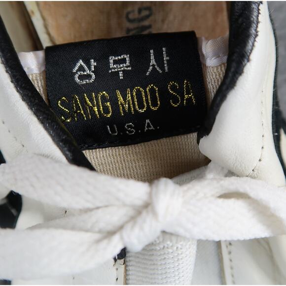 Sang Moo Sa Shoes Mens 12.5 Martial Arts Karate Sneakers Leather White Black main image 14